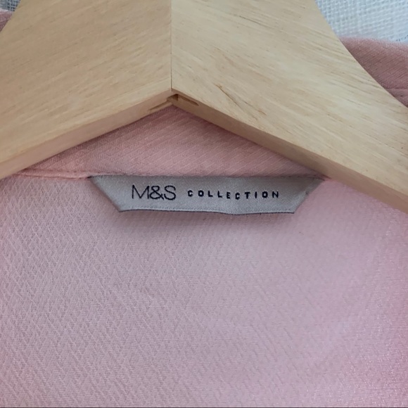 M&S Collection Pink Button Down - Picture 4 of 6